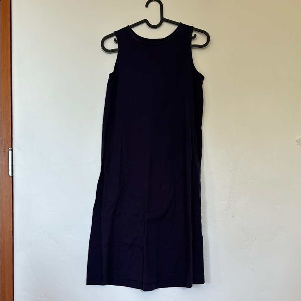 Girls  Dark Blue Sleeveless Dress